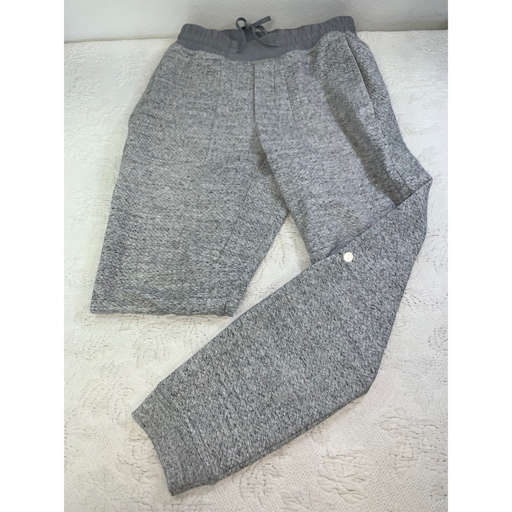 Lululemon Hot‎ Shot Joggers Mens Medium Grey Speckle Textured Sweatpants M